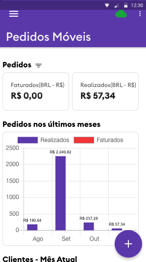 Tela do sistema